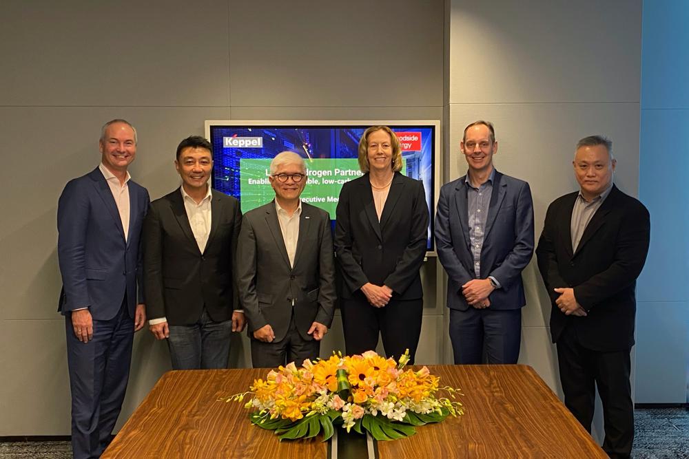 Woodside and Keppel sign landmark liquid hydrogen supply agreement