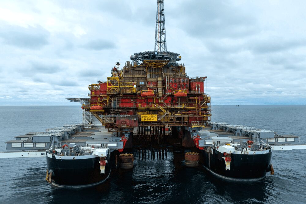 Shell's Brent field decommissioning reaches milestone with final platform removal